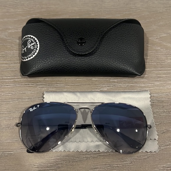 Ray Ban Polarized Aviators - Picture 2 of 3